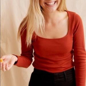 Kotn Square Neck Longsleeve XS